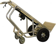 Valley Craft - 1,000 Lb Capacity 32" OAH Hand Truck - Loop Handle, Steel, Pneumatic Wheels - Americas Industrial Supply