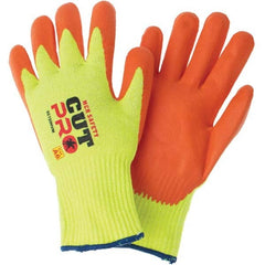 MCR Safety - Size M, ANSI Cut Lvl A6, Puncture Lvl 4, Abrasion Lvl 6, Nitrile Coated Synthetic Cut Resistant Gloves - Americas Industrial Supply