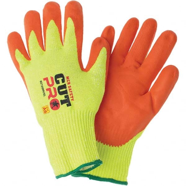 MCR Safety - Size XL, ANSI Cut Lvl A6, Puncture Lvl 4, Abrasion Lvl 6, Nitrile Coated Synthetic Cut Resistant Gloves - Americas Industrial Supply