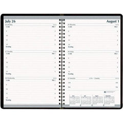 House of Doolittle - 104 Sheet, 5 x 8", Weekly Appointment Book - Black - Americas Industrial Supply