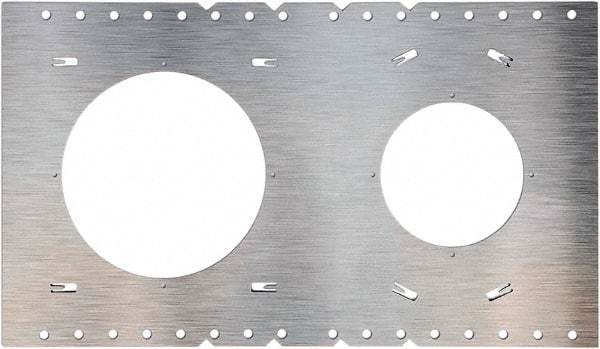 Philips - Aluminum Silver Light Fixture Plate - For Use with FDL Flat Down Lights - Americas Industrial Supply