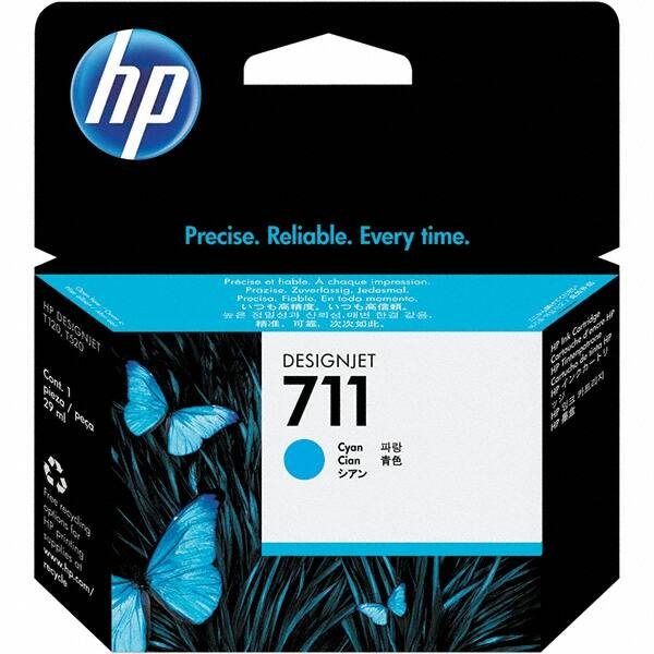 Hewlett-Packard - Cyan Ink Cartridge - Use with HP Designjet T520 ePrinter - Americas Industrial Supply