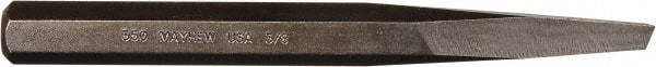 Mayhew - 5-3/4" OAL x 1/4" Blade Width Diamond Point Chisel - Americas Industrial Supply