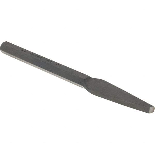 Mayhew - 5-3/4" OAL x 1/4" Blade Width Half Round Nose Chisel - Americas Industrial Supply