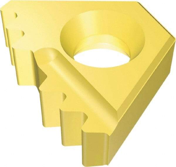Vargus - 14DER External Right Hand 8 API Round Laydown Threading Insert - Grade VKX, TiN Coated Carbide - Americas Industrial Supply