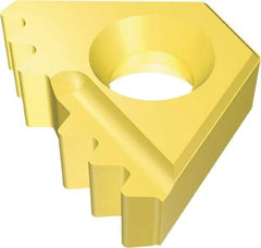 Vargus - 14DER External Right Hand 8 API Round Laydown Threading Insert - Grade VKX, TiN Coated Carbide - Americas Industrial Supply
