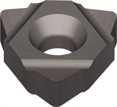 Vargus - 5UER External Right Hand 3 H90 Laydown Threading Insert - Grade VTX, TiAlN Coated Carbide, 15.88mm Inscribed Circle - Americas Industrial Supply
