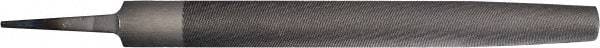 PFERD - 6" Long, Smooth Cut, Half Round American-Pattern File - Double Cut, 0.16" Overall Thickness, Tang - Americas Industrial Supply