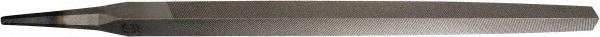 PFERD - 8" Long, Smooth Cut, Triangle American-Pattern File - Double Cut, 0.63" Overall Thickness, Tang - Americas Industrial Supply