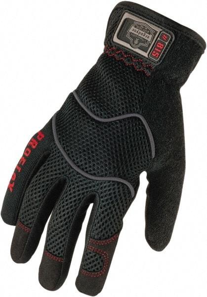Ergodyne - Size S (7) General Protection Work Gloves - For General Purpose, Uncoated, Gauntlet Cuff, Full Fingered, Black, Paired - Americas Industrial Supply