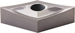 Kennametal - DNGP441 Grade KCU10 Carbide Turning Insert - AlTiN Finish, 55° Diamond, 1/2" Inscr Circle, 1/4" Thick, 1/64" Corner Radius - Americas Industrial Supply