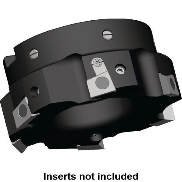 Kennametal - 10 Inserts, 160mm Cut Diam, 40mm Arbor Diam, 9.5mm Max Depth of Cut, Indexable Square-Shoulder Face Mill - 0/90° Lead Angle, 63mm High, BGHX 15L5... Insert Compatibility, Series Fix-Perfect - Americas Industrial Supply