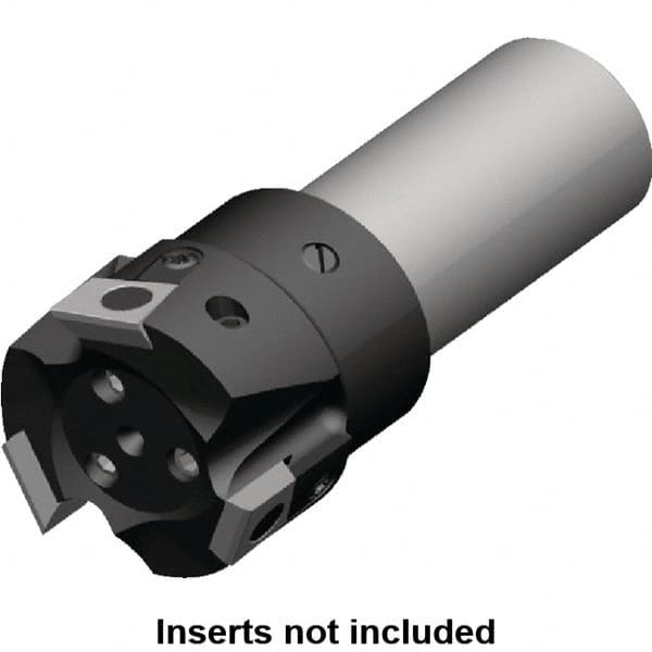 Kennametal - 50mm Cut Diam, 9.5mm Max Depth of Cut, 32mm Shank Diam, 110mm OAL, Indexable Square Shoulder End Mill - BGHX 15.. Inserts, Cylindrical Shank, 90° Lead Angle, Through Coolant, Series Fix-Perfect - Americas Industrial Supply