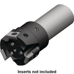 Kennametal - 50mm Cut Diam, 9.5mm Max Depth of Cut, 32mm Shank Diam, 110mm OAL, Indexable Square Shoulder End Mill - BGHX 15.. Inserts, Cylindrical Shank, 90° Lead Angle, Through Coolant, Series Fix-Perfect - Americas Industrial Supply