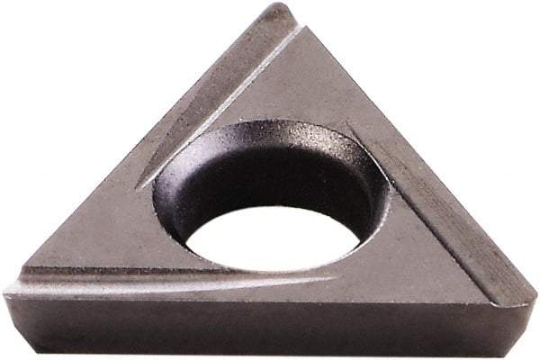 Kennametal - TDHH12807505 Grade KCU10 Carbide Turning Insert - AlTiN Finish, 60° Triangle, 0.1598" Inscr Circle, 3/64" Thick, 0.007" Corner Radius - Americas Industrial Supply