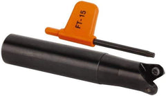 Kennametal - 20mm Cutting Diam, 20mm Shank Diam, 0.7874" Max Depth of Cut, Straight Shank Indexable Copy End Mill - 2 Inserts, RD.X 1003.. Insert - Americas Industrial Supply