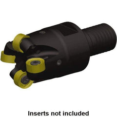Kennametal - 32mm Cutting Diam, 1.26" Max Depth of Cut, Modular Connection Indexable Copy End Mill - 4 Inserts, RN.J 10T3M0.N.. Insert, KDR Toolholder, Through Coolant - Americas Industrial Supply