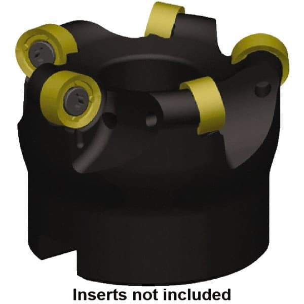 Kennametal - 40mm Cut Diam, 5mm Max Depth, 16mm Arbor Hole, 4 Inserts, RN.J 10T3... Insert Style, Indexable Copy Face Mill - KDR Cutter Style, 40mm High, Series Rodeka - Americas Industrial Supply