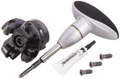 Kennametal - 63mm Cut Diam, 10mm Max Depth, 22mm Arbor Hole, 4 Inserts, RCGX 2006... Insert Style, Indexable Copy Face Mill - KSRM Cutter Style, 21,900 Max RPM, 50mm High, Through Coolant, Series Beyond Blast KSRM - Americas Industrial Supply