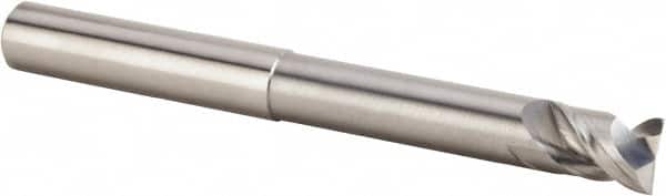 Kennametal - 5/8", 2 Flute, Single End, Solid Carbide, Corner Radius End Mill - 4" OAL, 45° Helix, Right Hand Flute, 3/4" LOC, Right Hand Cut, 1-5/8" Extended Reach - Americas Industrial Supply