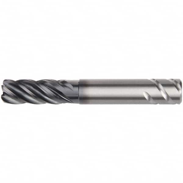 Kennametal - 14mm, 5 Flute, Single End, Solid Carbide, 0.5mm Corner Radius End Mill - 84mm OAL, 38° Helix, Right Hand Flute, 26mm LOC, Right Hand Cut, 42mm Extended Reach - Americas Industrial Supply