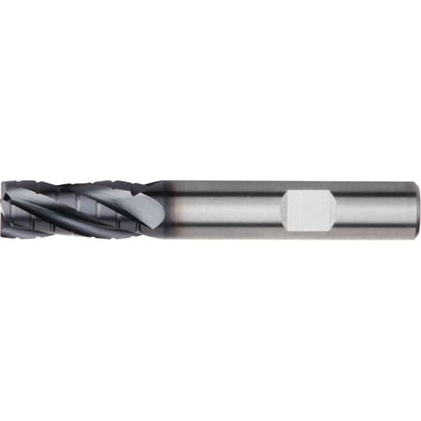 Kennametal - 14mm, 4 Flute, Single End, Solid Carbide, Corner Chamfer End Mill - 83mm OAL, 30° Helix, Right Hand Flute, 26mm LOC, Right Hand Cut - Americas Industrial Supply