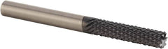 Kennametal - 1/2" Diam, 3/4" LOC, Burr End, Solid Carbide Diamond Pattern Router Bit - Right Hand Cut, 3-1/4" OAL, 1/2" Shank Diam, Use on Composites, Fiberglass - Americas Industrial Supply
