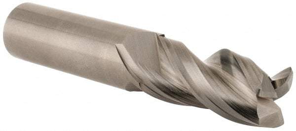 Kennametal - 3/4", 3 Flute, Single End, Solid Carbide, 0.06" Corner Radius End Mill - 4" OAL, 38° Helix, Right Hand Flute, 1-5/8" LOC, Right Hand Cut - Americas Industrial Supply