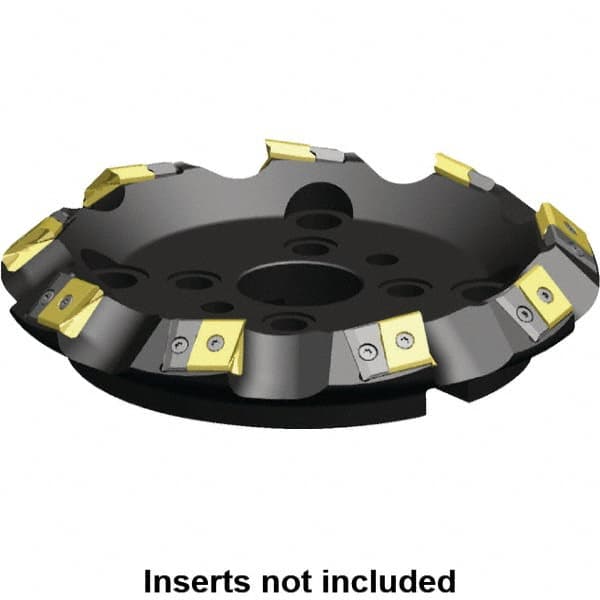 Kennametal - 195.35mm Cut Diam, 40mm Arbor Hole, 17.15mm Max Depth of Cut, 45° Indexable Chamfer & Angle Face Mill - 7 Inserts, LN.U 2410... Insert, Right Hand Cut, 7 Flutes, Series MEGA45 - Americas Industrial Supply