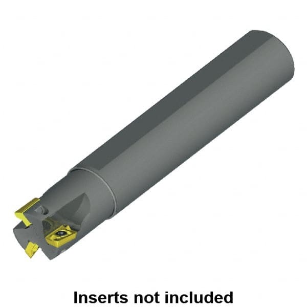 Kennametal - 20mm Cut Diam, 9mm Max Depth of Cut, 20mm Shank Diam, 200.17mm OAL, Indexable Square Shoulder End Mill - ADKT 1035.. Inserts, Cylindrical Shank, 0° Lead Angle, Series NGE-A - Americas Industrial Supply