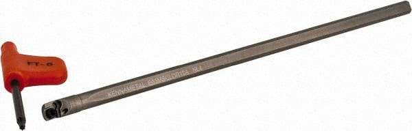 Kennametal - 5.54mm Min Bore Diam, 6" OAL, 3/16" Shank Diam, E-SCLD Indexable Boring Bar - CD.. 120605 Insert, Screw Holding Method - Americas Industrial Supply