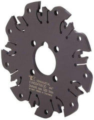 Kennametal - Arbor Hole Connection, 0.164" Cutting Width, 1-1/16" Depth of Cut, 4" Cutter Diam, 1" Hole Diam, 9 Tooth Indexable Slotting Cutter - KVNS Toolholder, OD 4158.. Insert - Americas Industrial Supply