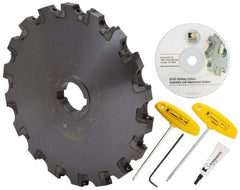 Kennametal - Arbor Hole Connection, 0.709" Cutting Width, 4.516" Depth of Cut, 12" Cutter Diam, 2" Hole Diam, 18 Tooth Indexable Slotting Cutter - KSSS Toolholder, SD.. 43.. Insert, Neutral Cutting Direction - Americas Industrial Supply