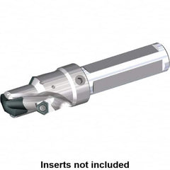Kennametal - 15.88 to 18mm Diam, 1xD, 18mm Max Depth, 3/4" Shank Diam, 107.95mm OAL, Replaceable Tip Drill - KSEM0625, TPGX 1102ZPR Insert, 1 Seat Size, KSEM Toolholder, Series KSEM Chamfer - Americas Industrial Supply