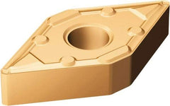 Sandvik Coromant - DNMX432 WF Grade 1125 Carbide Turning Insert - TiAlN/AlCr2O3 Finish, 55° Parallelogram, 1/2" Inscr Circle, 3/16" Thick, 1/32" Corner Radius - Americas Industrial Supply