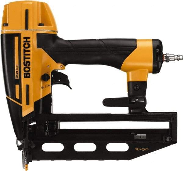 Stanley Bostitch - 1-1/4 to 2-1/2" Nail Length, 16 Gauge Finish Air Nailer Kit - 70 to 120 psi - Americas Industrial Supply