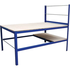 Vestil - 48 Wide x 72" Deep x 34" High, Wood Packaging Table - Fixed Legs - Americas Industrial Supply