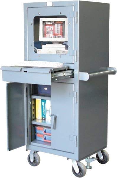 Strong Hold - Computer Cabinets Type: Mobile Computer Cabinet Width (Inch): 26 - Americas Industrial Supply