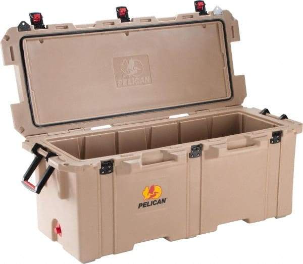 Pelican Products, Inc. - 250 Qt Cooler - Polyurethane, Tan - Americas Industrial Supply