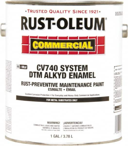 Rust-Oleum - 128 oz Yellow Paint Powder Coating - 265 to 440 Sq Ft Coverage - Americas Industrial Supply