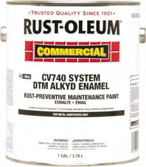 Rust-Oleum - 128 oz Yellow Paint Powder Coating - 265 to 440 Sq Ft Coverage - Americas Industrial Supply