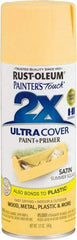 Rust-Oleum - Summer Squash, Satin, Enamel Spray Paint - 8 Sq Ft per Can, 12 oz Container, Use on Multipurpose - Americas Industrial Supply