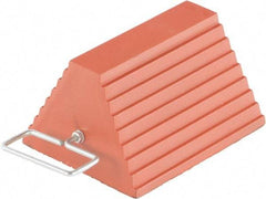 Vestil - 9-1/4" Wide x 6" High x 8" Deep, Rubber Wheel Chock - Americas Industrial Supply