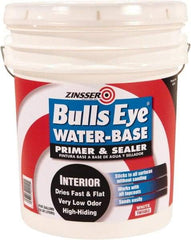 Rust-Oleum - 5 Gal White Water-Based Acrylic Enamel Primer - 1000 Sq Ft Coverage, <100 gL Content, Quick Drying, Interior/Exterior - Americas Industrial Supply