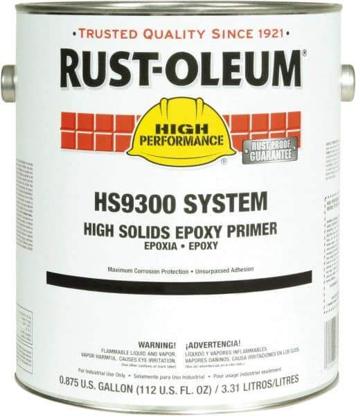 Rust-Oleum - 1 Gal Red Epoxy Primer - 275 to 475 Sq Ft Coverage, 415 gL Content, Quick Drying, Interior/Exterior - Americas Industrial Supply