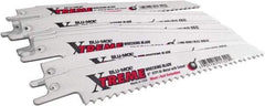 Disston - 6" Long x 7/8" Thick, Bi-Metal Reciprocating Saw Blade - Straight Profile, 6 TPI, Toothed Edge, Universal Shank - Americas Industrial Supply