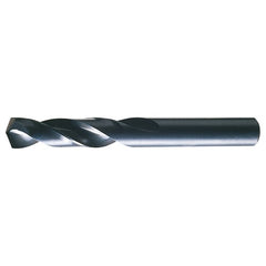 10.50mm RHS / RHC HSS 135 Degree Split Point Heavy Duty Screw Machine Length Drill - Steam Oxide - Exact Industrial Supply
