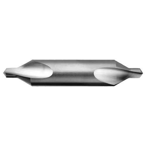 ‎#4 × 2-1/8″ OAL 60 Degree HSS Plain Center Drill Bright - Exact Industrial Supply