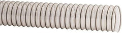 Hi-Tech Duravent - 4" ID, 5 Hg Vac Rating, 7 psi, Polyurethane Vacuum & Duct Hose - 25' Long, Clear, 6-1/2" Bend Radius, -65 to 200°F - Americas Industrial Supply