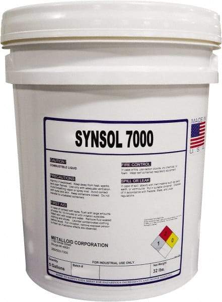 Metalloid - SynSol 7000, 5 Gal Pail Cutting Fluid - Semisynthetic - Americas Industrial Supply